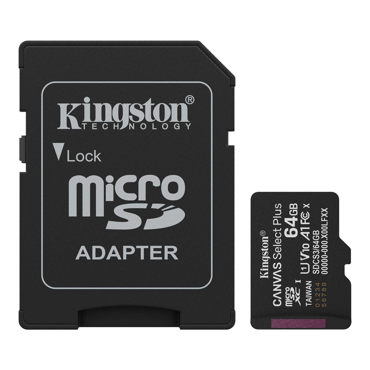 Kingston 64GB Canvas Select Plus Class10 Micro SD Card