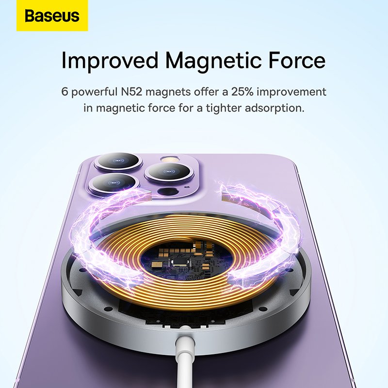 Baseus 15W Simple Mini3 Magnetic Wireless Charger