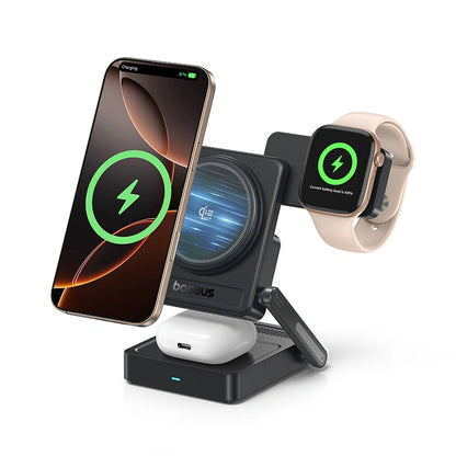 Baseus 35W PicoGo AF21 Portable 3-in-1 Qi2.2 Wireless Charger