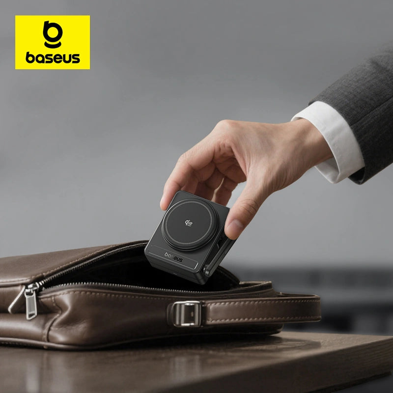 Baseus 35W PicoGo AF21 Portable 3-in-1 Qi2.2 Wireless Charger