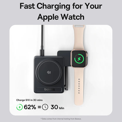 Baseus 35W PicoGo AF21 Portable 3-in-1 Qi2.2 Wireless Charger