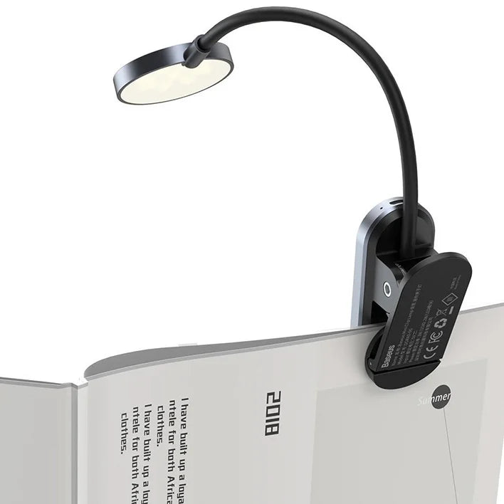 Baseus Comfort Reading Rechargeable Mini Clip Lamp - DGRAD-0G
