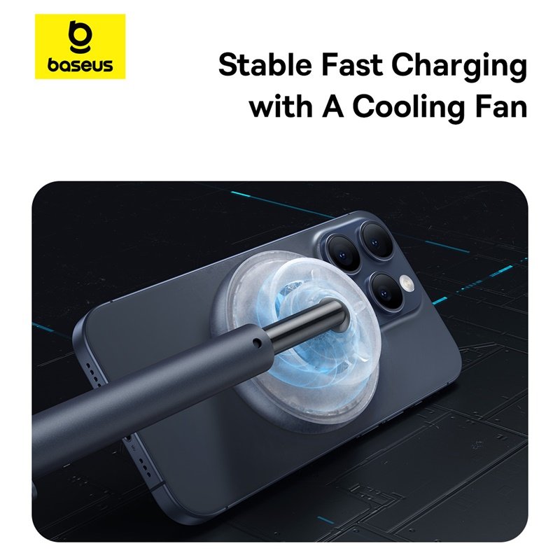 Baseus Qi2 20W Orbit 2 Pro Air-Cooled 2-in-1 Wireless Charging Stand