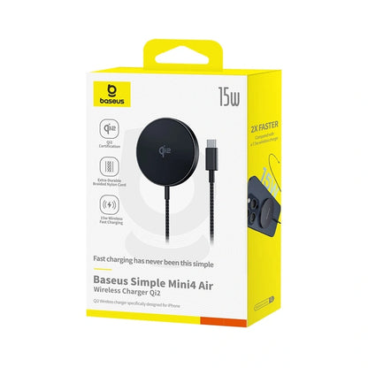 Baseus Qi2 15W Simple Mini4 Air Magnetic Wireless Charger