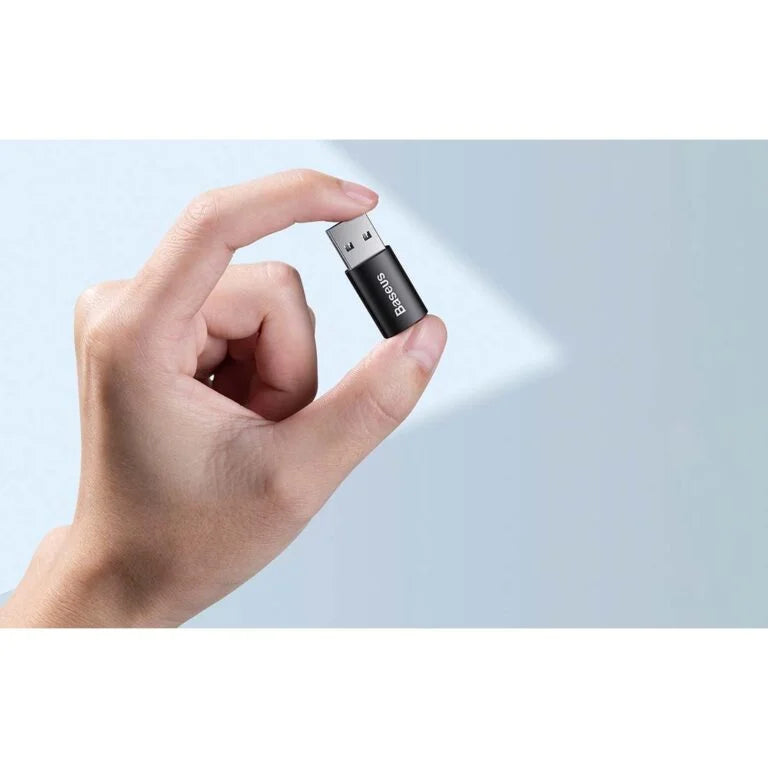 Baseus USB to Type-C Ingenuity Series Mini OTG Adaptor 3.1 Black – ZJJQ000101