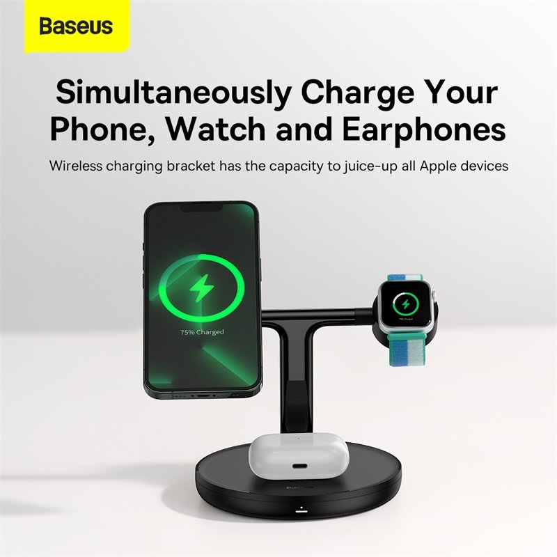 Baseus 20W Swan 3-in-1 Wireless Magnetic Charging Bracket