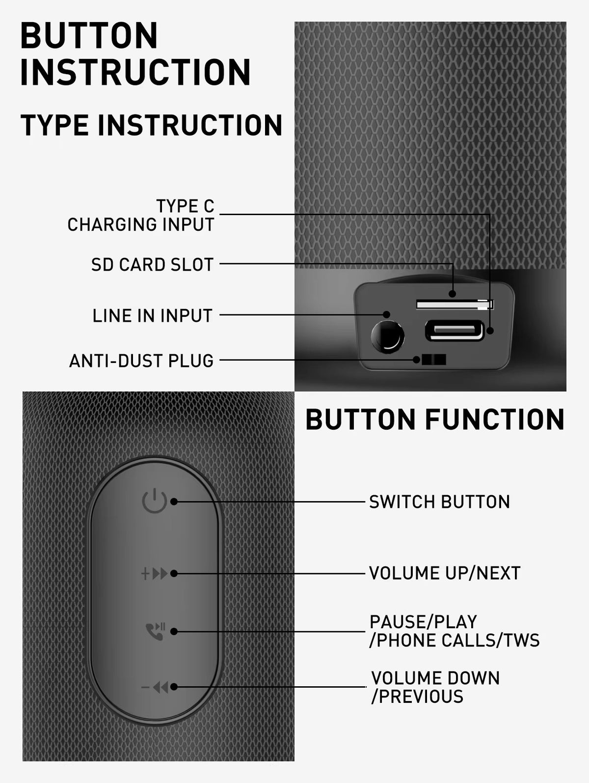 LDNIO BTS12 Wireless Bluetooth Speaker