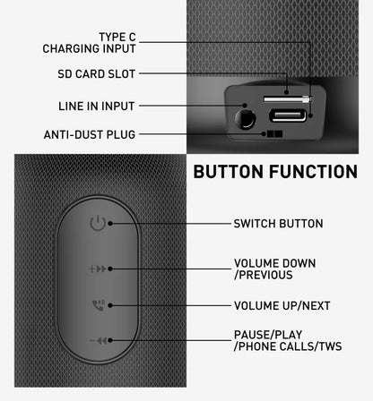 LDNIO BTS12 Wireless Bluetooth Speaker