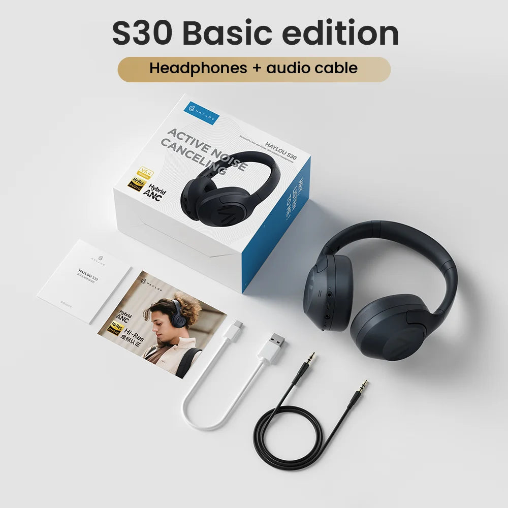 Haylou S30 ANC Headphones – Black