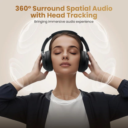 Haylou S40 360° Spatial Audio ANC Headphones – Black