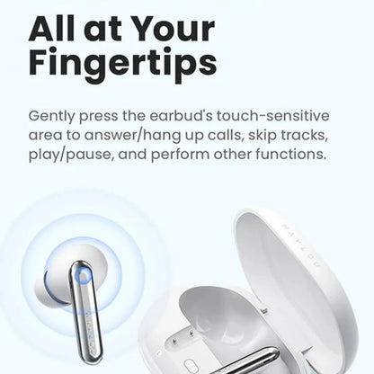 Haylou Mori Plus Multi Mode Noise Cancellation Wireless Earphones – Black