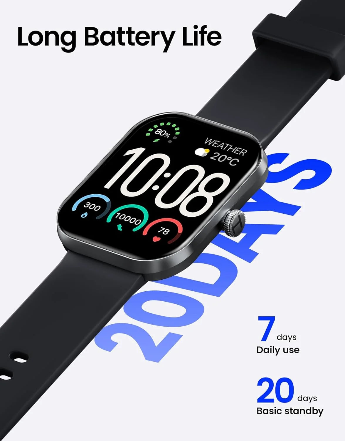 Haylou Watch S6 Smart Watch – Black