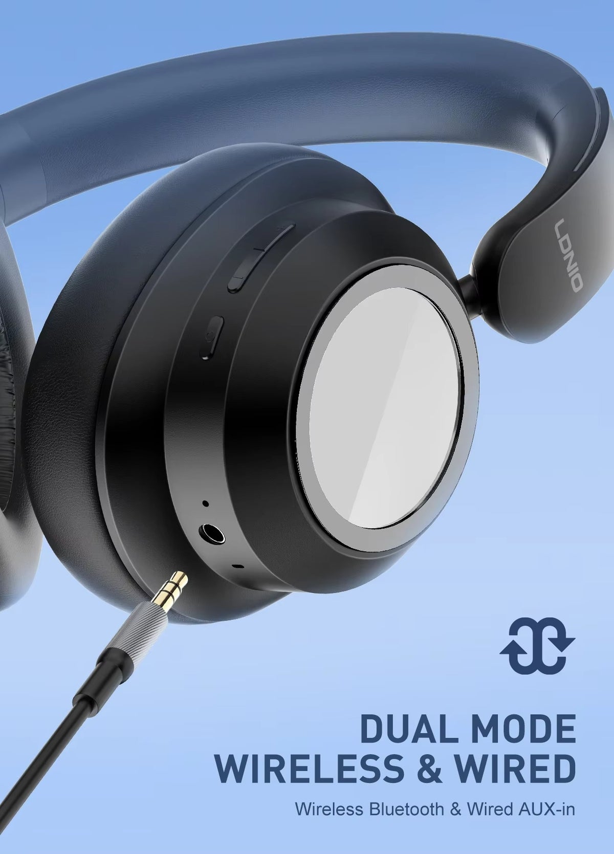 LDNIO H01 On-Ear Wireless Headphone