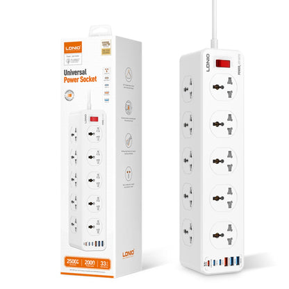 LDNIO 10 Ports Universal Extension Power Cord – SC10610C