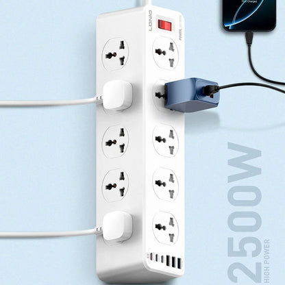 LDNIO 10 Ports Universal Extension Power Cord – SC10610C