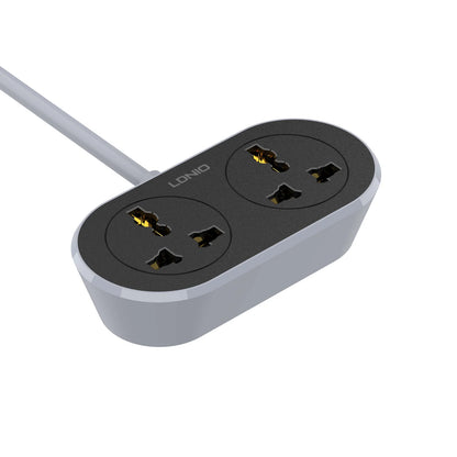 LDNIO 2 Ports Universal Extension Power Socket 5 meter - SC2018-5M