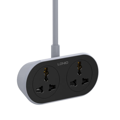LDNIO 2 Ports Universal Extension Power Socket 5 meter - SC2018-5M