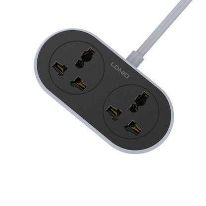 LDNIO 2 Ports Universal Extension Power Socket 5 meter - SC2018-5M