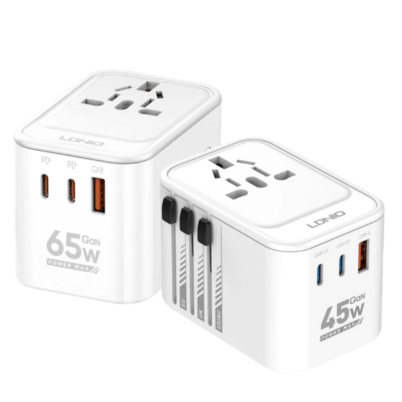 LDNIO 45W GaN Universal Travel Adapter - Z8