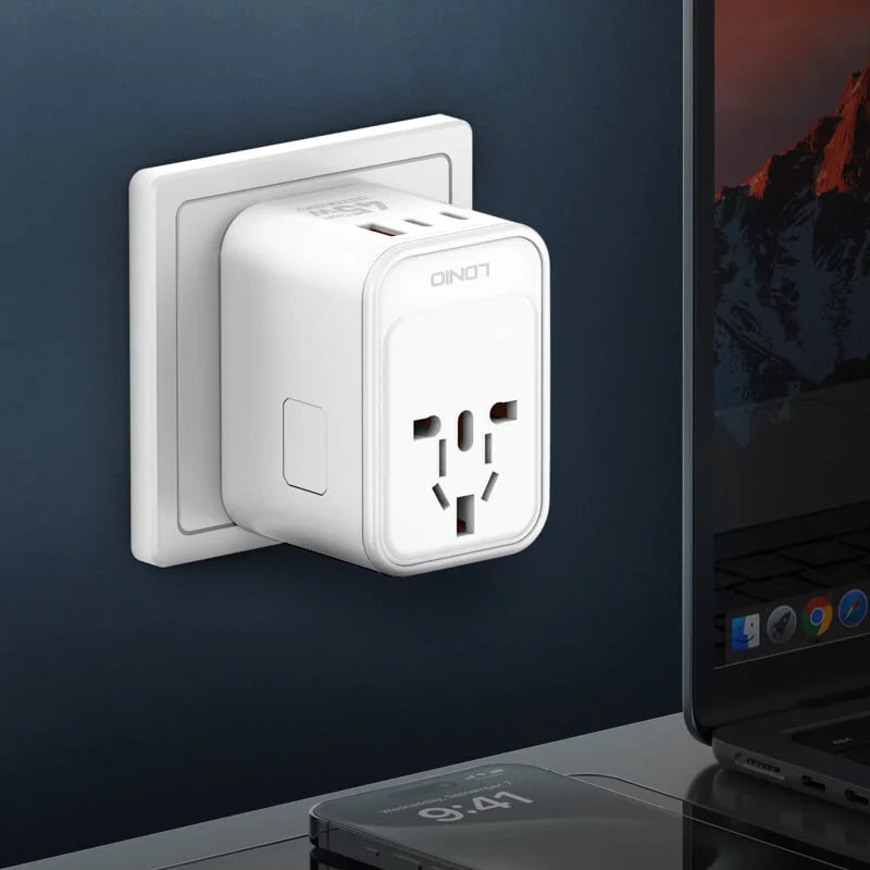LDNIO 45W GaN Universal Travel Adapter - Z8