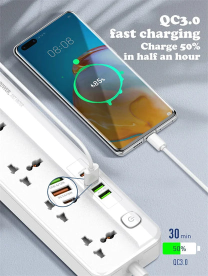 LDNIO 5 Ports Universal Extension Cord - SC5415