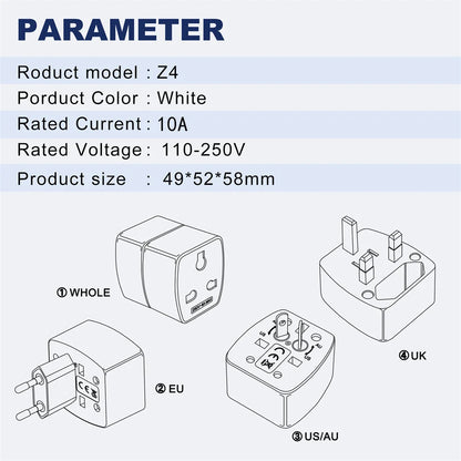 LDNIO Z4 Universal Travel Adapter