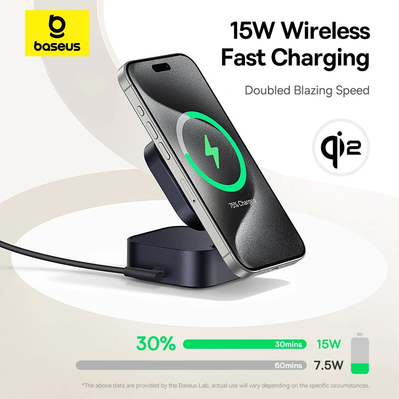 Baseus PicoGo Series 2-in-1 Magnetic Wireless Charger Qi2 67W