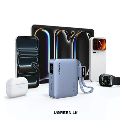 UGREEN 10000mAh 33W Fast Charging Power Bank With Type C Cable – 75173B