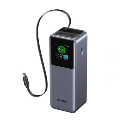 UGREEN 20000mAh 165W Power Bank with Retractable Cable – 55987B