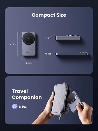 UGREEN 2-in-1 Magnetic (Phone and Air Pods) Wireless Charger – 45056