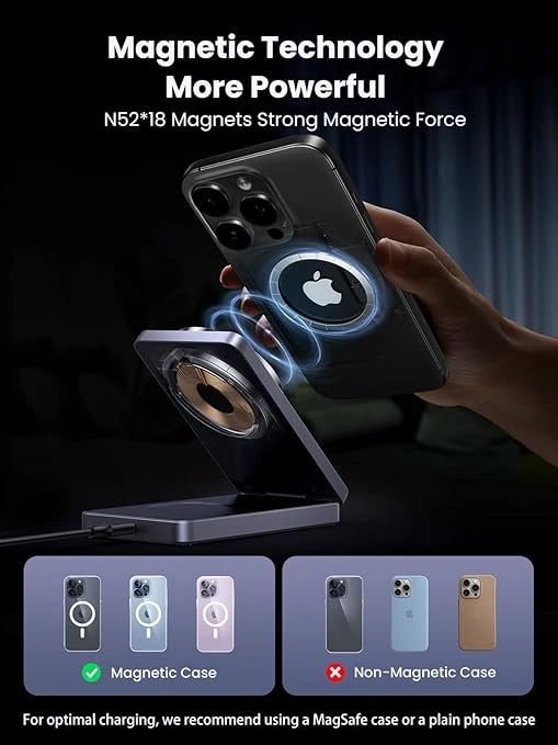 UGREEN 2-in-1 Magnetic (Phone and Air Pods) Wireless Charger – 45056