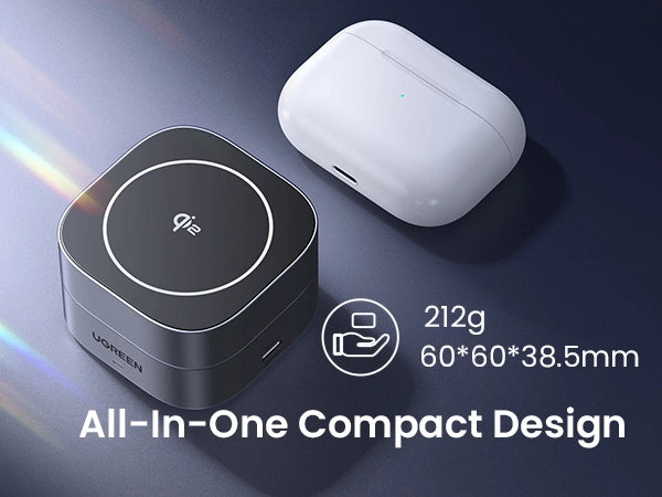 UGREEN 15W 2-in-1 Qi2 Magnetic Wireless Charger – 35316