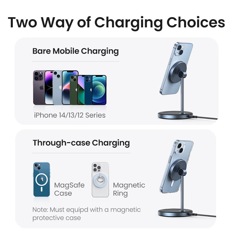 UGREEN 2-in-1 Wireless Charger – 90668