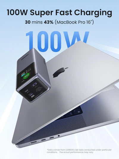 UGREEN 20000mAh 130W Nexode Smart Display Power Bank – 35524B