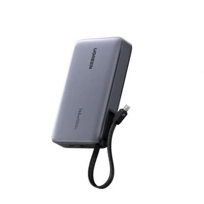 UGREEN 20000mAh 145W Power Bank with Built-in Cable – 55992B