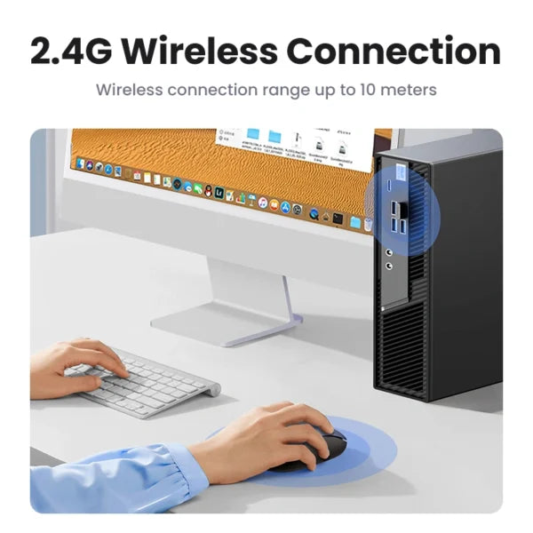 UGREEN 2.4G Wireless Mouse Midnight Blue – 90550