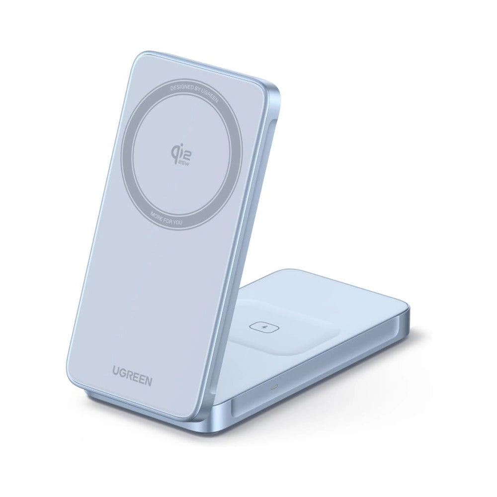 UGREEN 25W Qi2 MagFlow 2-in-1 Magnetic Wireless Charger – 55963