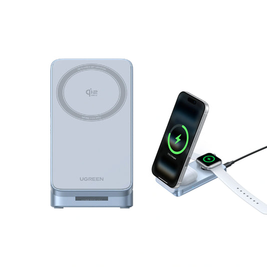 UGREEN 25W Qi2 MagFlow 3-in-1 Magnetic Wireless Charger – 65901