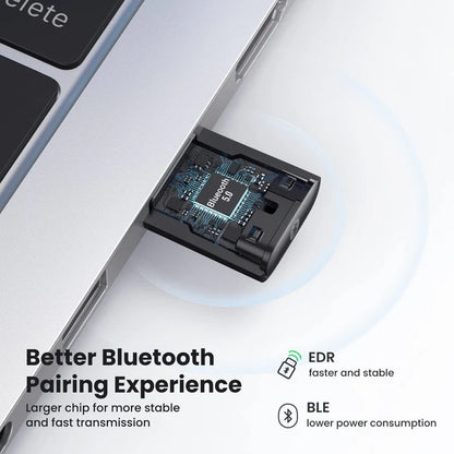 UGREEN Bluetooth Adapter 5.0V 20 Meter Range – CM390 – 80889