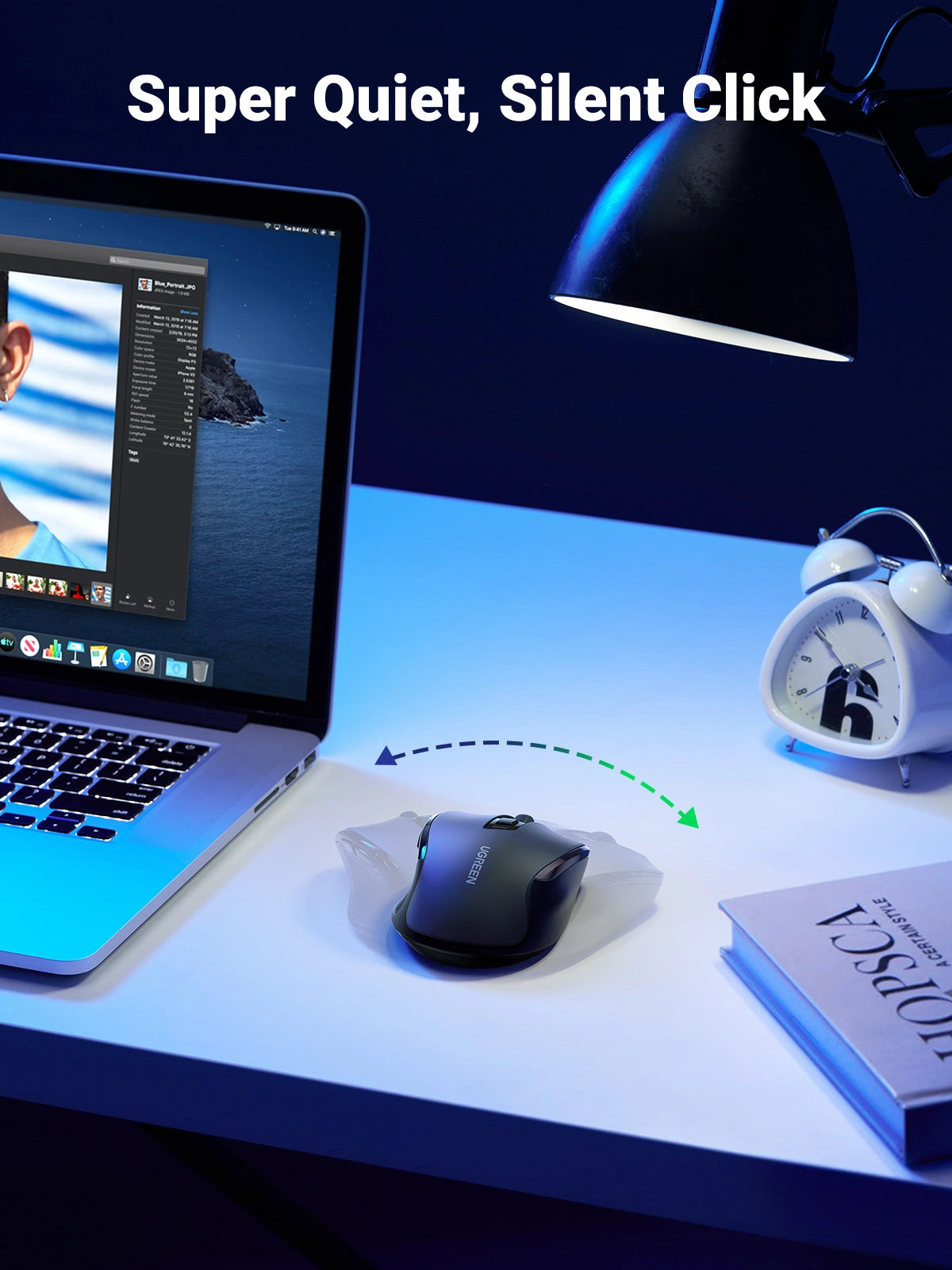 UGREEN Ergonomic 4000DPI 2.4GHz Wireless Mouse