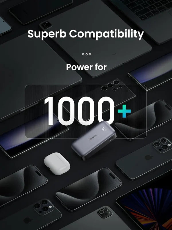 UGREEN 10000mAh 30W Nexode Fast Charging Power Bank – 25185