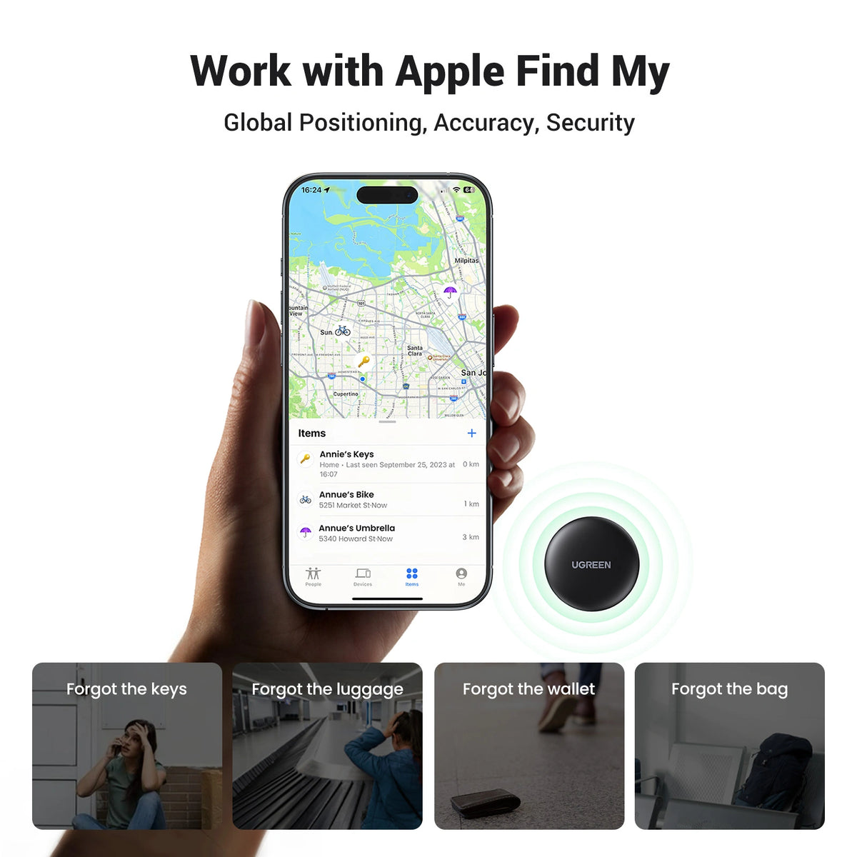 UGREEN Smart Bluetooth Finder for Apple – 60387