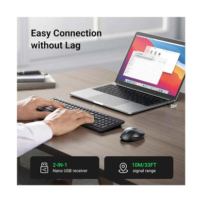 Ugreen Wireless Keyboard and Mouse Combo – 35740