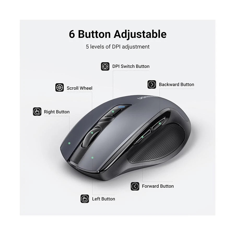 Ugreen Wireless Keyboard and Mouse Combo – 35740