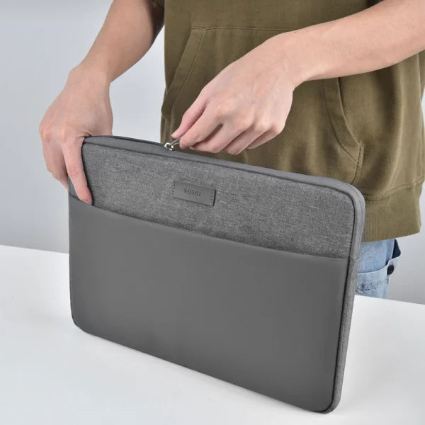 WiWU Minimalist 15.6 Inch Laptop Sleeve – Grey