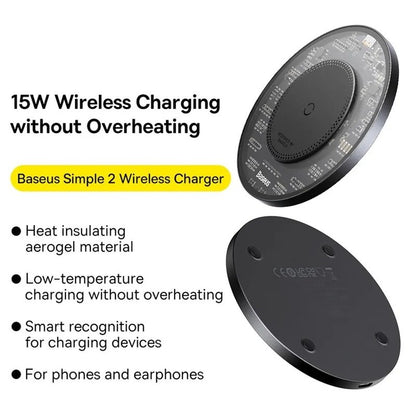 Baseus Simple 2 15W Wireless Charger