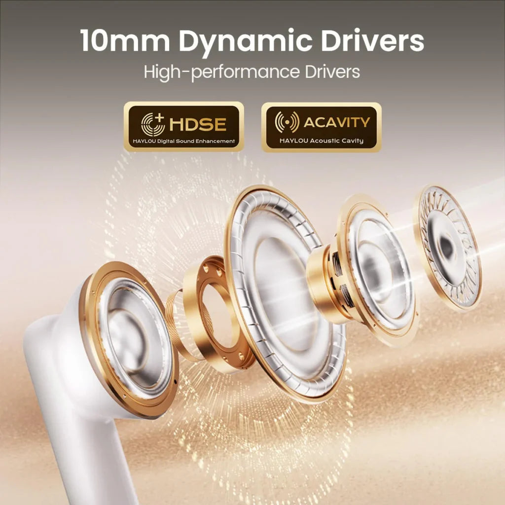 Haylou HQ5 True Wireless Noise Cancellation Earphones – Black
