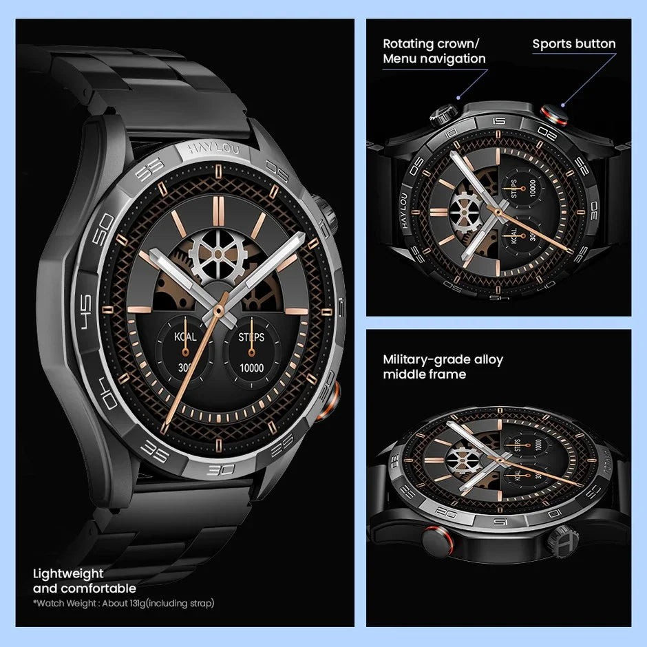 Haylou Solar 5 Smart Watch – Black
