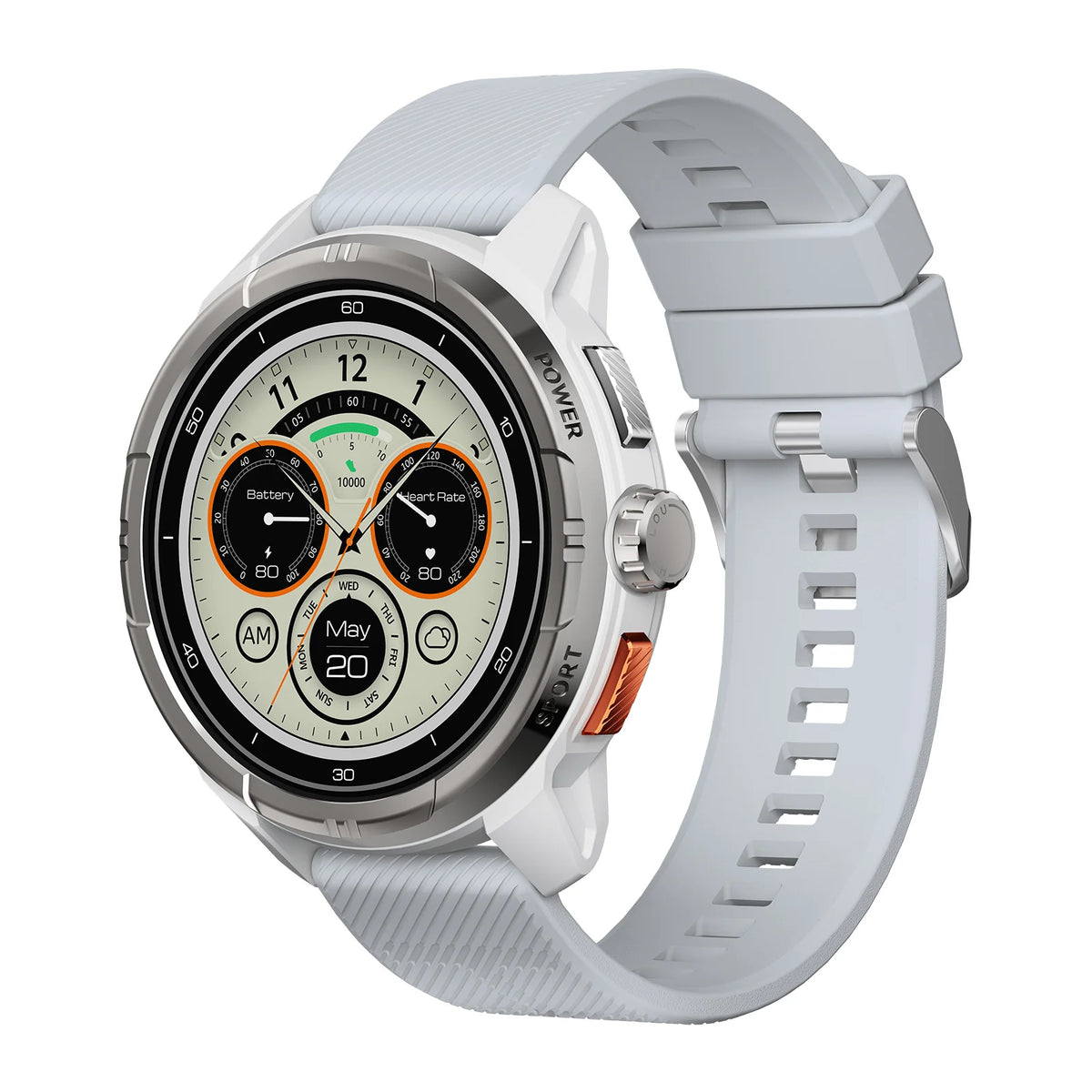 Haylou Solar Ultra GPS Smart Watch – Silver
