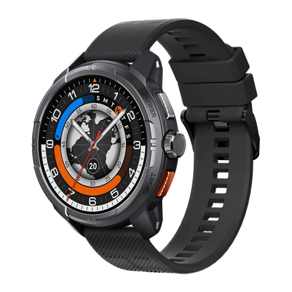Haylou Solar Ultra GPS Tracking Smart Watch AI Edition – Black